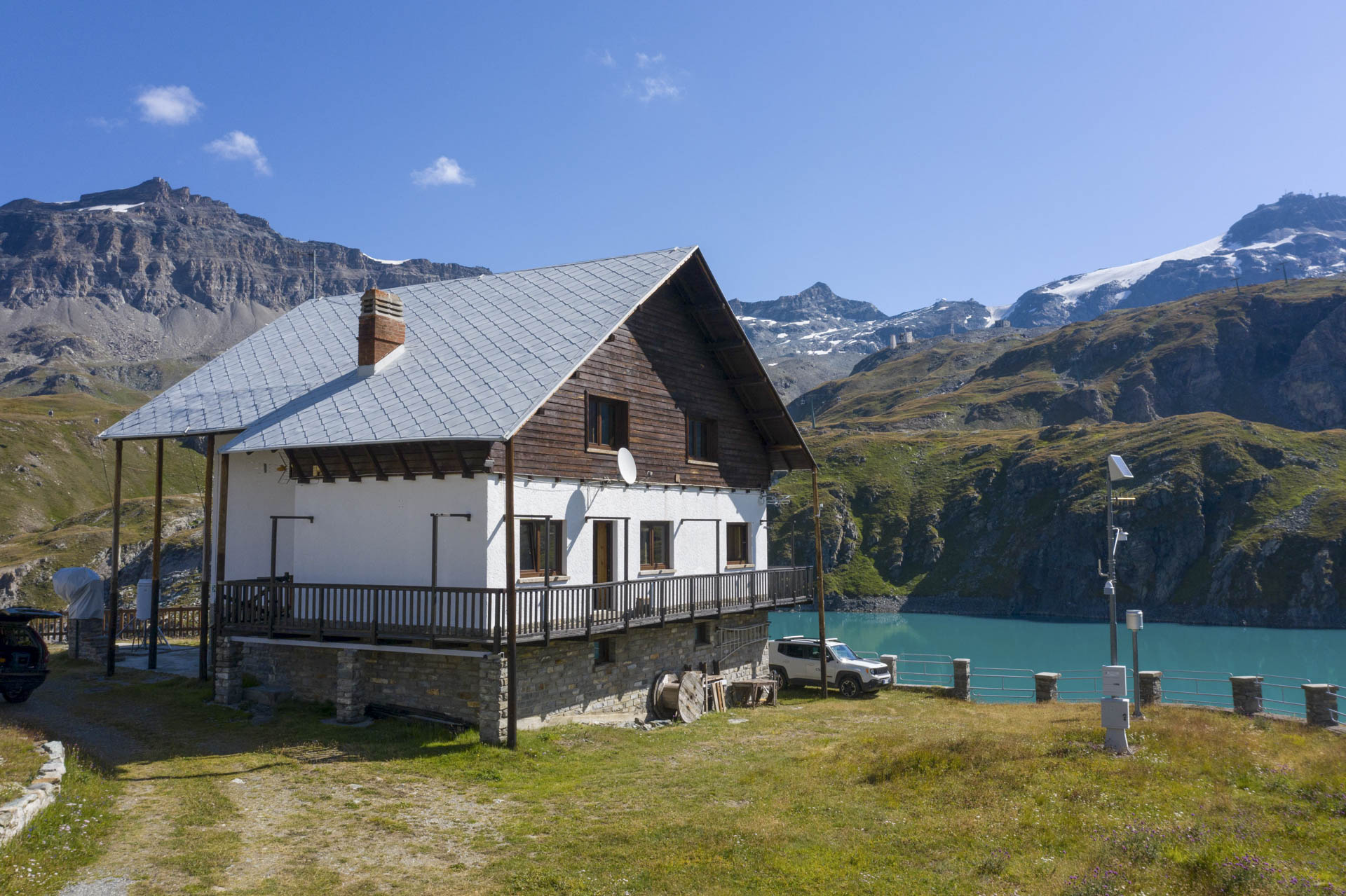 Diga del Goillet Impianto energia idroelettrica sostenibile Gruppo CVA